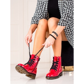 Evento Crvene lakirane čizme crvena 2