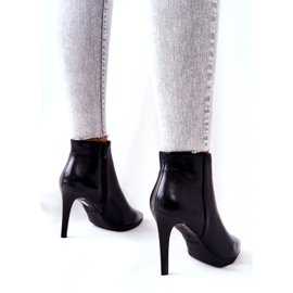 Ženske čizme na visoku petu Sergio Leone BT501 crna 1