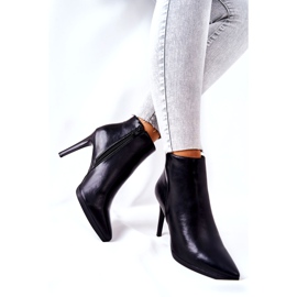 Ženske čizme na visoku petu Sergio Leone BT501 crna 2