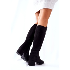 PG1 Antilop čizme s patentnim zatvaračem crne Magnizio crna 5