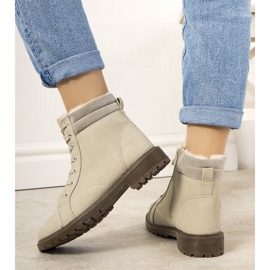 Ženske sive izolirane čizme Lamy bež siva 1