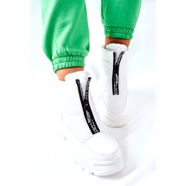 Vinceza Ženske traperske čizme White Echowen bijela crno 1