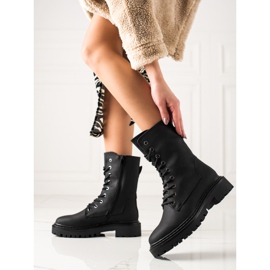 Erynn Klasične crne radnice na vezice crna 1