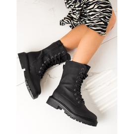 Erynn Klasične crne radnice na vezice crna 2