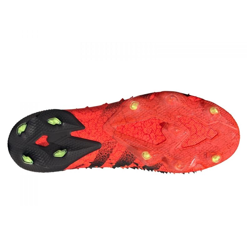 Adidas Predator Freak + Fg M FY6238 kopačke narančaste i crvene 2
