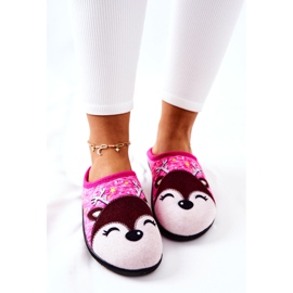 WJ1 Tople papuče Reindeer Pink Taffy ružičasta 1