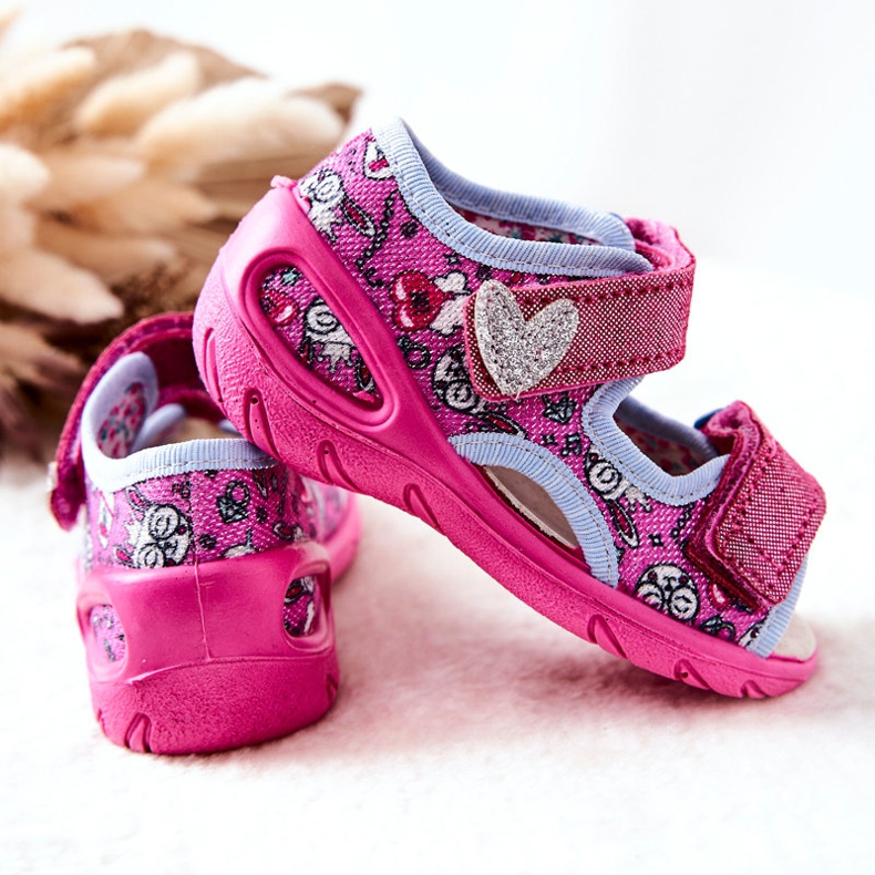 BEFADO S.A. Befado sandale na čičak 065X147 roze ružičasta 1