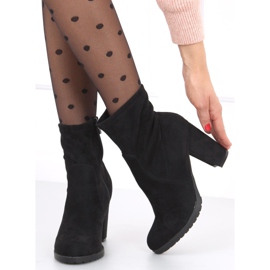 Dani Black čizme s visokom petom crno 2