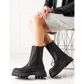 Seastar Visoke čizme s eko kožom crno 1