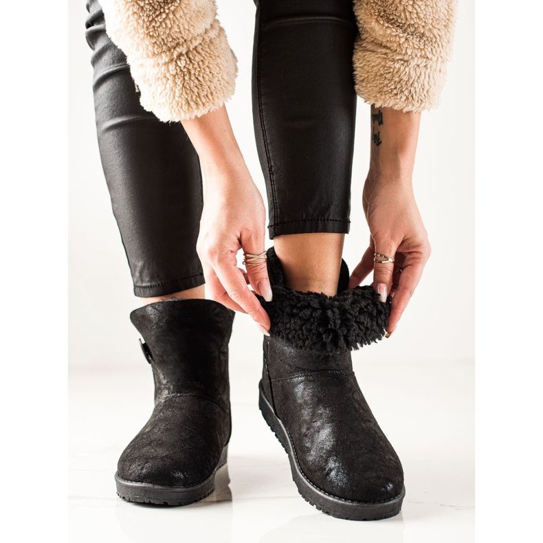 Evento Mukluki sa sjajem crna 1