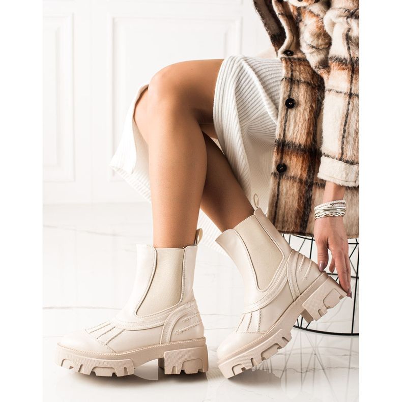 Seastar Bež čizme natikače 2