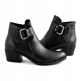 Olivier Crne kožne čizme za lice crna 5