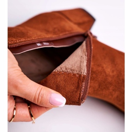 Ženske čizme Sergio Leone Camel BT528 smeđa 5