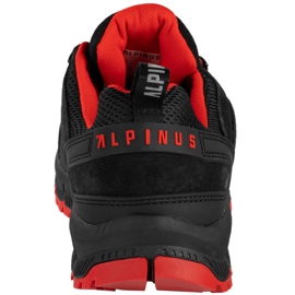 Alpinus Seville M JS43575 cipele za planinarenje crna crvena 4
