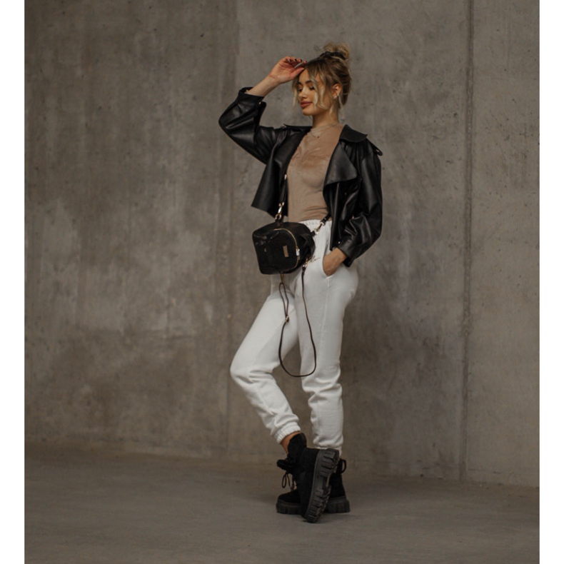 PM1 Crne tople čizme Trappers Black Demaris crna 1