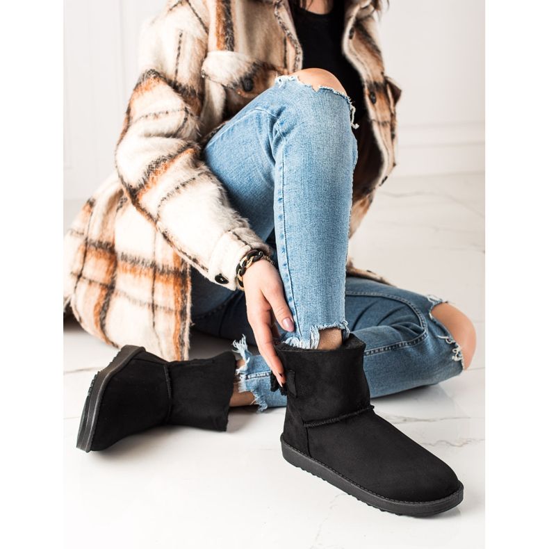 TRENDI Crni antilop Mukluki crno 1