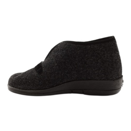 Dr.ORTO Befado ženske papuče s ovčjim krznom 031d028 sive siva 3