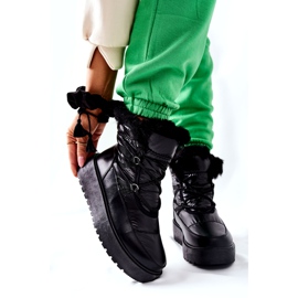 S.Barski Crne Gordianske ženske crne tople čizme za snijeg crna 1