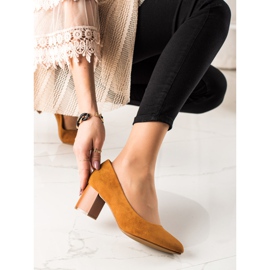 M.Daszyński Camel pumpe smeđa žuta boja 1