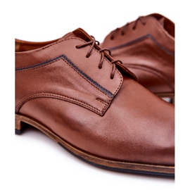 Bednarek Polish Shoes Elegantne kožne cipele Bednarek 684 Brown smeđa 1