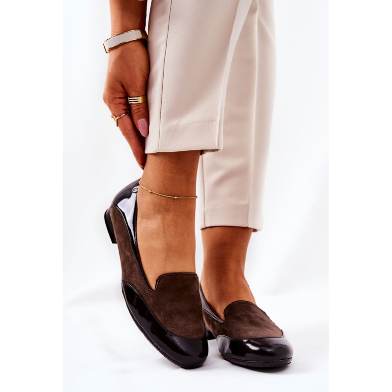 BM Kožne balerinke Monnari 0920-017 smeđe smeđa 1