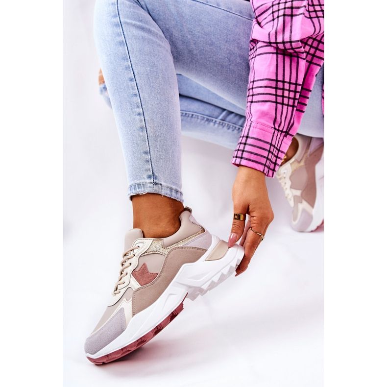 Sportske cipele na bež-ružičastoj platformi Berenice 2