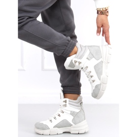 Brita LT.GREY visoke tenisice bijela siva 1