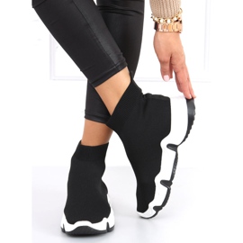 Nova crne čarape visoke čarape crno 1