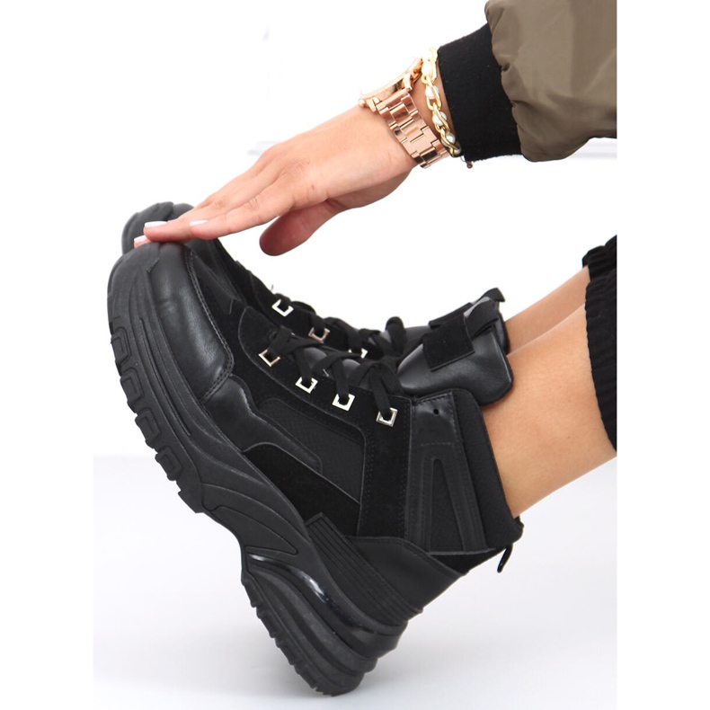 Diana Crne visoke tenisice crna 1