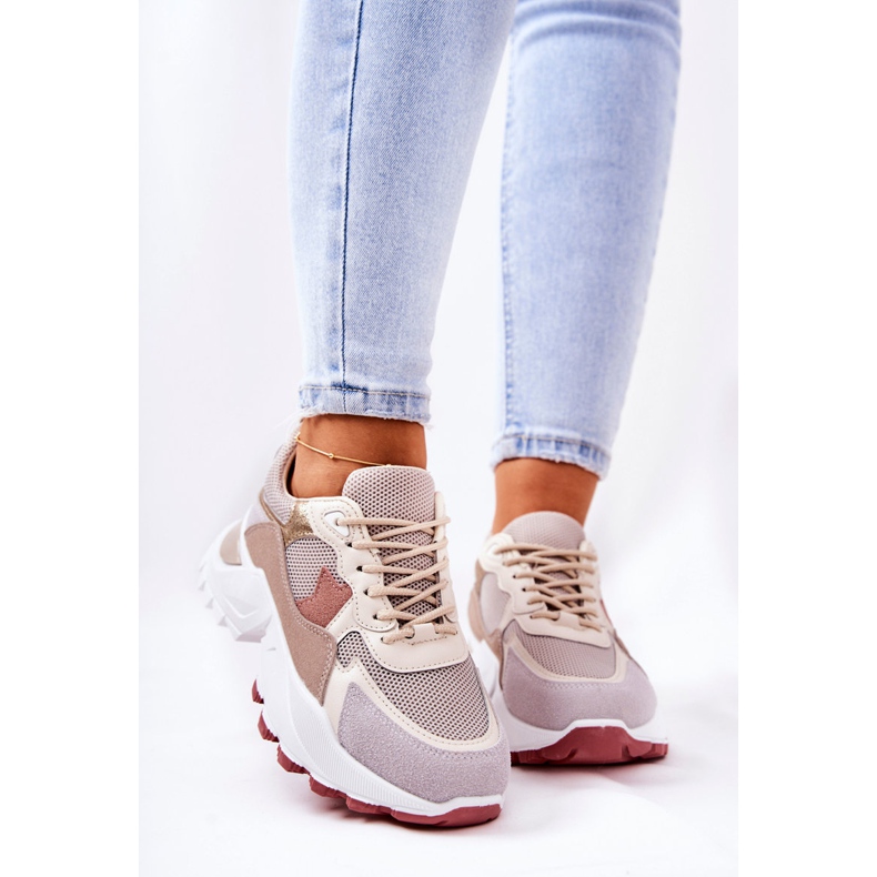 WS1 Sportske cipele na bež platformi Alessia 1