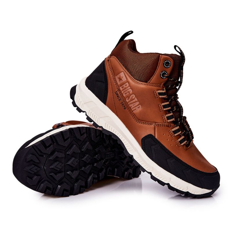 Visoke sportske cipele Big Star II174179 Smeđa crna 4