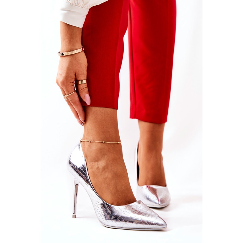 Srebrne igle s uzorkom zmije Tissoria srebro 1