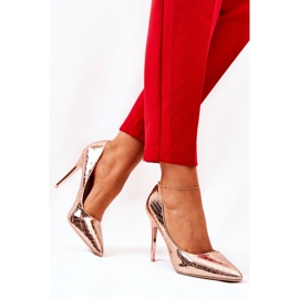 Igle sa zmijskim uzorkom Rose Gold Tissoria zlatni 1