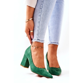 WS1 Suede zelene cipele Florena zelena 1