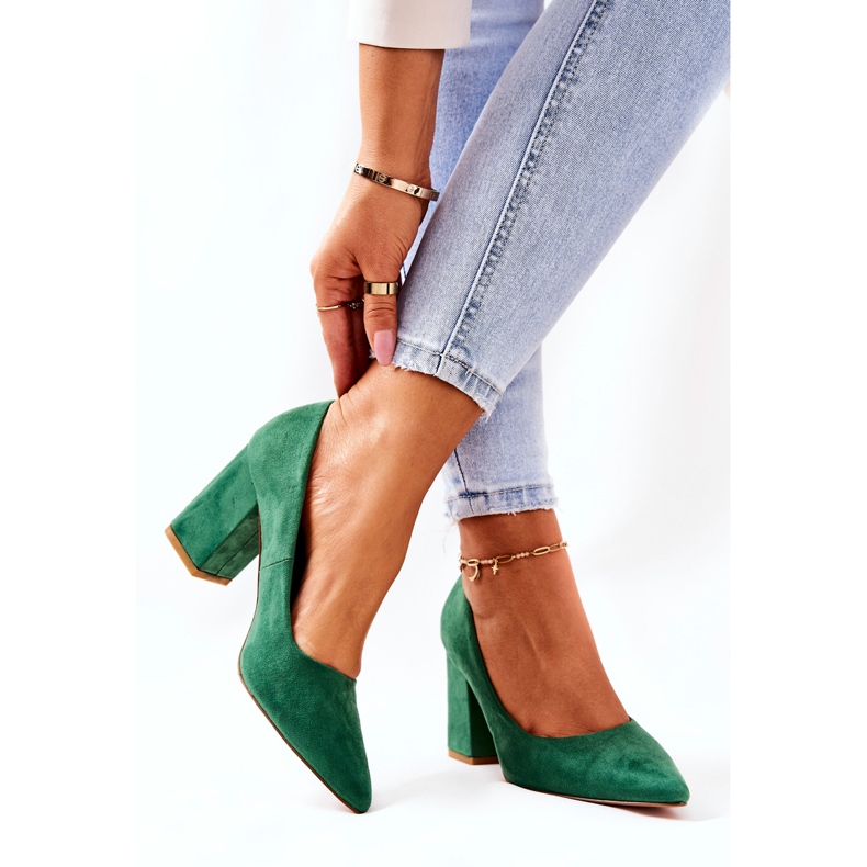 WS1 Suede zelene cipele Florena zelena 2