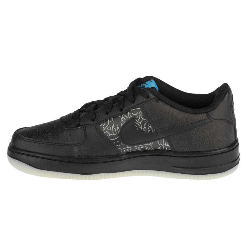 Nike Air Force 1 Low Gs Jr DN1434-001 cipela crno plava 2