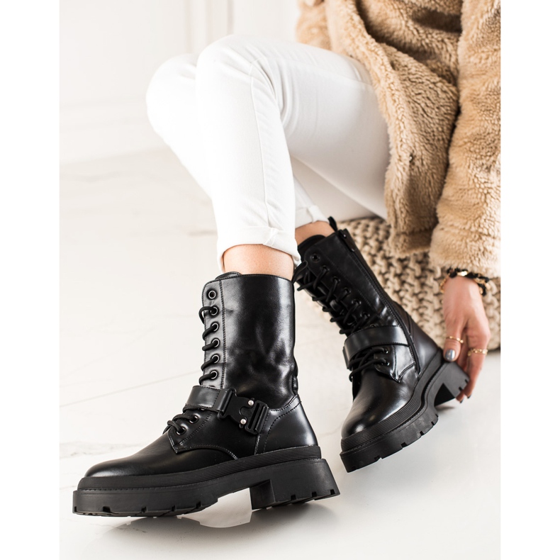 Seastar Crni radnici s kopčom crno 1