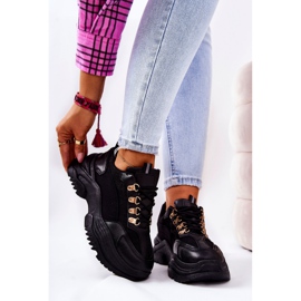 PM1 Sportske cipele na platformi Black Flynn crna 1