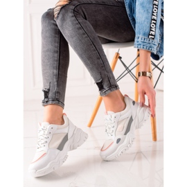 Evento Bijele moderne tenisice bijela siva 2