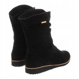 Olivier Kožne čizme Emi Black crna 3