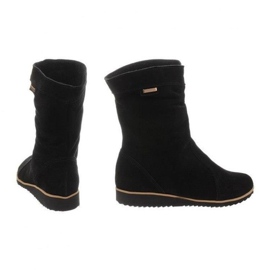 Olivier Kožne čizme Emi Black crna 5