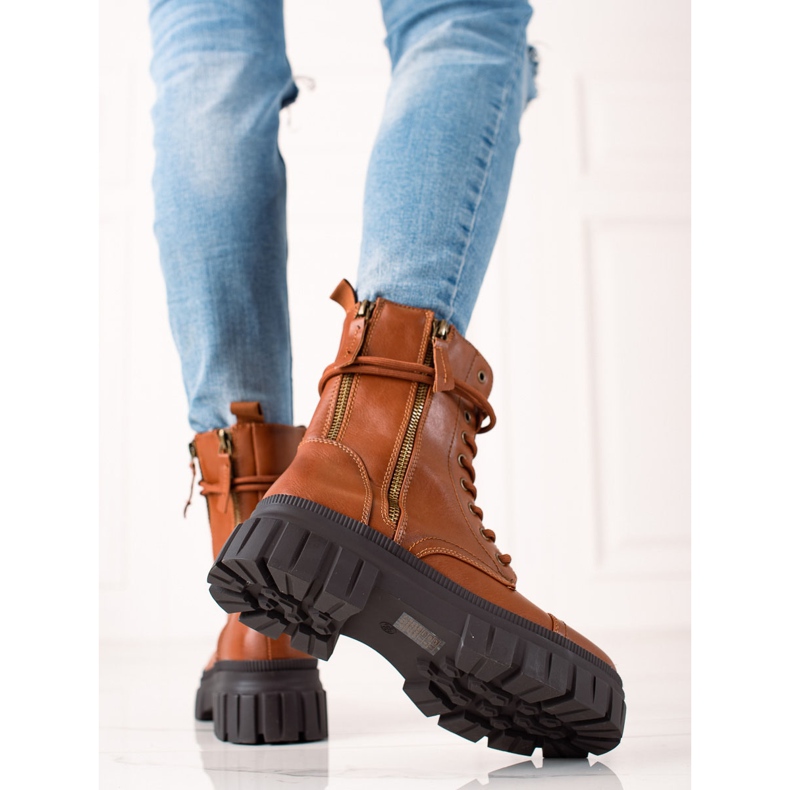 Diamantique Radnici s ukrasnim klizačima smeđa 1