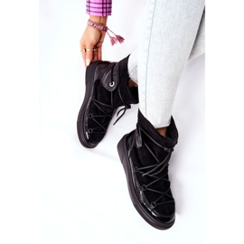 PF1 Tople antilop čizme za snijeg Black Clarem crno 2