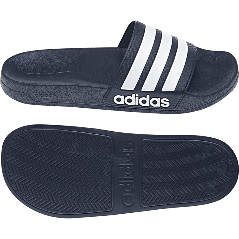 Adidas Adilette Shower AQ1703 papuče bijela tamnoplava 5