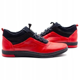 Polbut Crvene muške zimske čizme K27F crvena 4