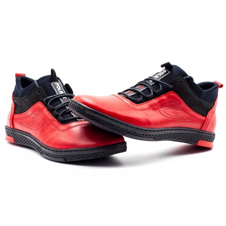 Polbut Crvene muške zimske čizme K27F crvena 5