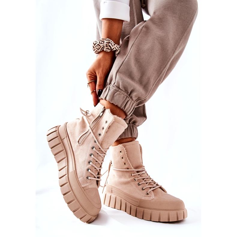 PH1 Tople tenisice na platformi Bež Marlow 2