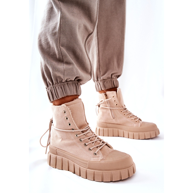 PH1 Tople tenisice na platformi Bež Marlow 3