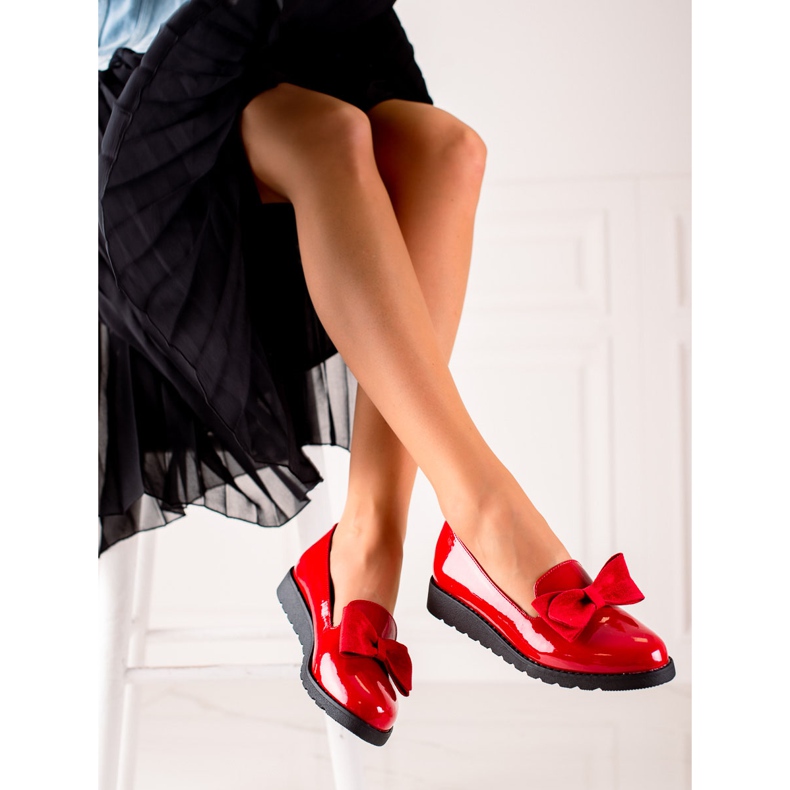 La.Fi Lakirane cipele s mašnom crvena 1