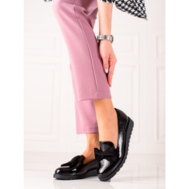 La.Fi Lakirane cipele s mašnom crno 2